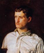 Thomas Eakins  - Bilder Gemälde - Portrait von Douglass Morgan Hall