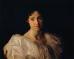 Thomas Eakins  - Peintures - Portrait de Lucy Lewis