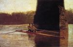 Thomas Eakins  - Peintures - Le canot à 2 rameurs