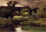 George Inness - Bilder Gemälde - Ein grauer Tag