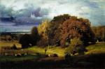 George Inness - Bilder Gemälde - Herbst Impressionen