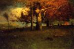 George Inness - Bilder Gemälde - Früher Herbst