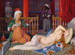 Jean Auguste Dominique Ingres - paintings - Idaliske mit Sklavin