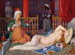 Jean Auguste Dominique Ingres - Peintures - Odalisque avec esclave