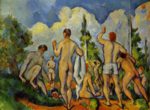 Paul Cézanne - Peintures - Baigneurs