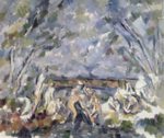 Paul Cezanne - paintings - Badende