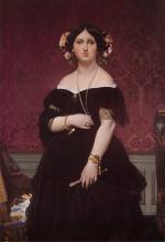 Jean Auguste Dominique Ingres - Peintures - Mme Paul Sigeberts Moitessier