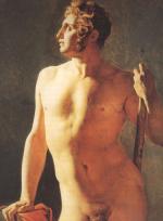 Jean Auguste Dominique Ingres - Bilder Gemälde - Männlicher Torso