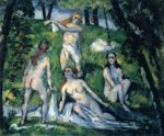 Paul Cezanne - Bilder Gemälde - Badende