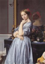 Jean Auguste Dominique Ingres  - paintings - Vicomtess Othenin d Haussonville (Louise Albertine de Broglie)