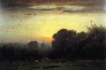 George Inness  - Bilder Gemälde - Am Morgen