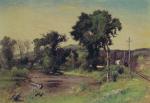 George Inness  - Bilder Gemälde - Pomton Junction