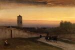 George Inness  - Bilder Gemälde - Twilight