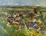 Paul Cezanne - Bilder Gemälde - Blick auf Auvers