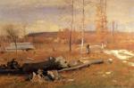 George Inness  - paintings - Winter Morning, Montclair