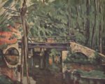 Paul Cezanne - Bilder Gemälde - Brücke im Wald