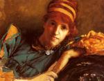 Sir Lawrence Alma Tadema - Bilder Gemälde - Portrait von Miss Laura Theresa Epps