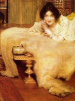 Sir Lawrence Alma Tadema - Bilder Gemälde - Ein Zuhörer