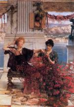 Sir Lawrence Alma Tadema  - Bilder Gemälde - Loves Jewelled Fetter