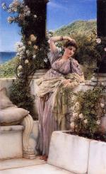 Sir Lawrence Alma Tadema  - Bilder Gemälde - Rose aller Rosen