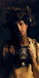 Sir Lawrence Alma Tadema  - Bilder Gemälde - a price for the artists corps