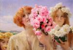 Sir Lawrence Alma Tadema  - Bilder Gemälde - summer offering
