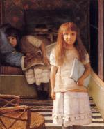 Sir Lawrence Alma Tadema  - Bilder Gemälde - Laurense und Anna Alma Tadema