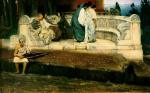 Sir Lawrence Alma Tadema  - Bilder Gemälde - an exedra