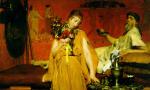 Sir Lawrence Alma Tadema  - Bilder Gemälde - Zwischen Hoffnung und Gefahr