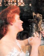 Sir Lawrence Alma Tadema  - Bilder Gemälde - Goldene Stunde