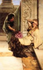 Sir Lawrence Alma Tadema  - Peintures - Timide