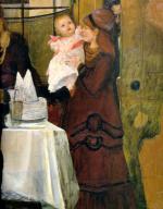 Sir Lawrence Alma Tadema  - Bilder Gemälde - The Epps family screen