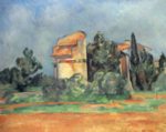 Paul Cezanne - paintings - Der Taubenschlag in Bellevue