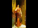 John William Godward - Peintures - A la porte du jardin