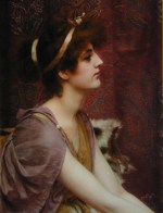 John William Godward - Peintures - beauté classique