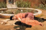 John William Godward - Peintures - dolce far niente