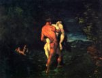 Paul Cezanne  - Bilder Gemälde - Die Entführung