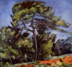 Paul Cezanne  - Peintures - Le grand pin