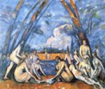 Paul Cezanne  - Bilder Gemälde - Die großen Badenden