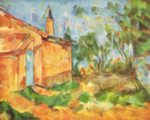 Paul Cezanne  - Bilder Gemälde - Die Hütte Jourdans