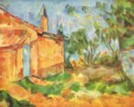 Paul Cezanne  - Peintures - Le cabanon de Jourdan