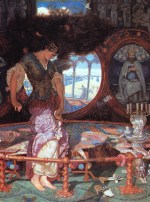 William Holman Hunt - paintings - The Lady of Shalott