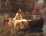 John William Waterhouse - paintings - The Lady of Shalott