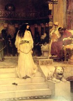 John William Waterhouse - paintings - Mariamne Leaving the Judgement Seat of Herod