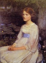 John William Waterhouse - Peintures - Mlle Betty Pollock