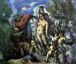 Paul Cezanne  - Bilder Gemälde - Die Versuchung des Hl. Antonius