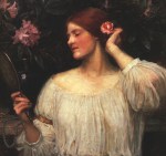 John William Waterhouse  - Bilder Gemälde - Eitelkeit