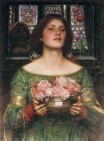 John William Waterhouse  - paintings - Gather ye Rosebuds while ye may