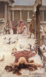 John William Waterhouse  - Bilder Gemälde - St. Eulalia