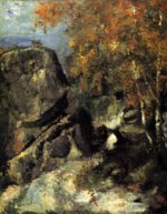 Bild:Felsen im Wald von Fontainebleau